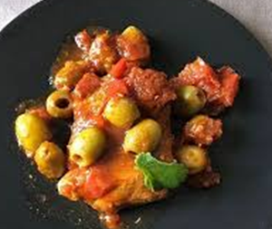 Sauté de veau aux olives