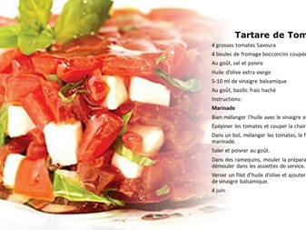 Tartare de tomates