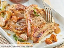 Côtes de veau aux girolles 14 oct