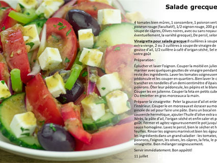 les salades