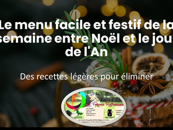 menu facile et festif 