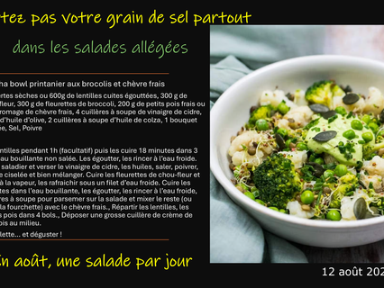 la salade du mois