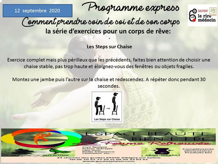 programme express pour un corps d'enfer