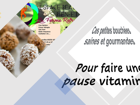 Ces petites bouchées saines et gourmandes
