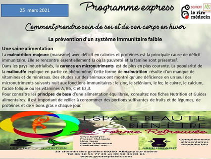 prendre soin de son corps