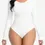 Thumbnail: Seamless Bodysuit Long Sleeve Slim Corset Shapewear Bodysuit