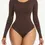 Thumbnail: Seamless Bodysuit Long Sleeve Slim Corset Shapewear Bodysuit