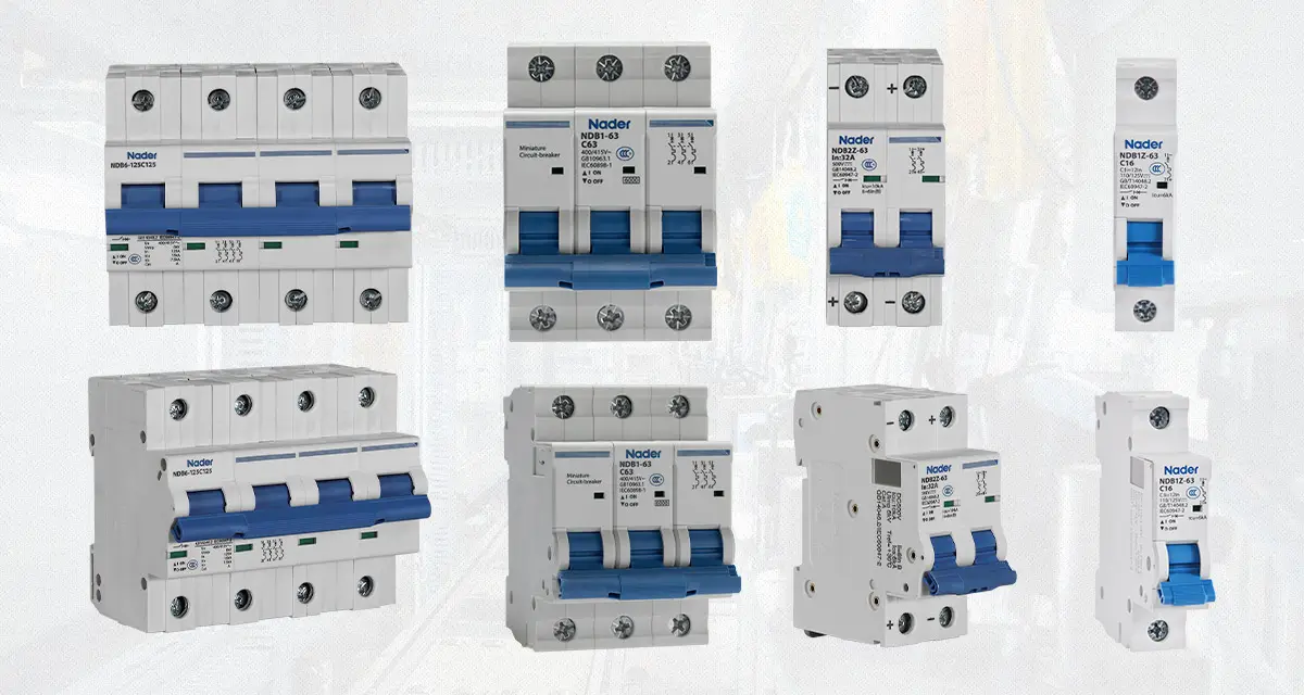 circuit breakers in different variations