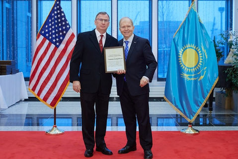 DOS Certificate of Appreciation award