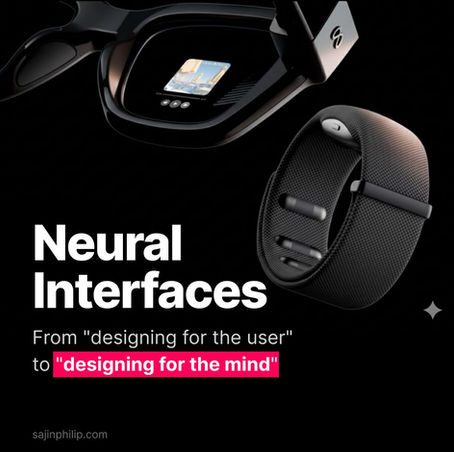 Neural Interfaces: From "designing for the user" to "𝗱𝗲𝘀𝗶𝗴𝗻𝗶𝗻𝗴 𝗳𝗼𝗿 𝘁𝗵𝗲 𝗺𝗶𝗻𝗱"