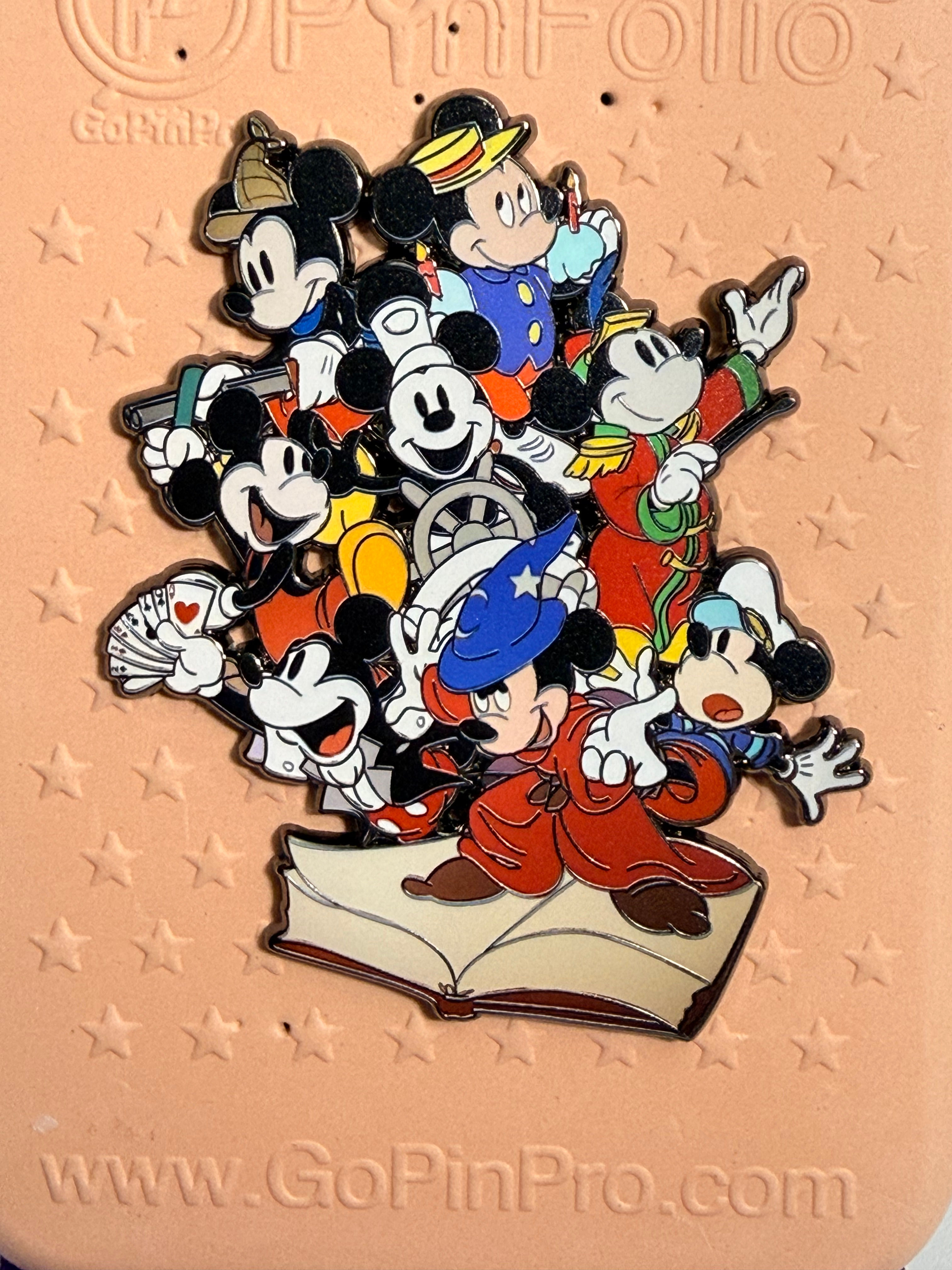 The many faces of Mickey Fantasy Pin