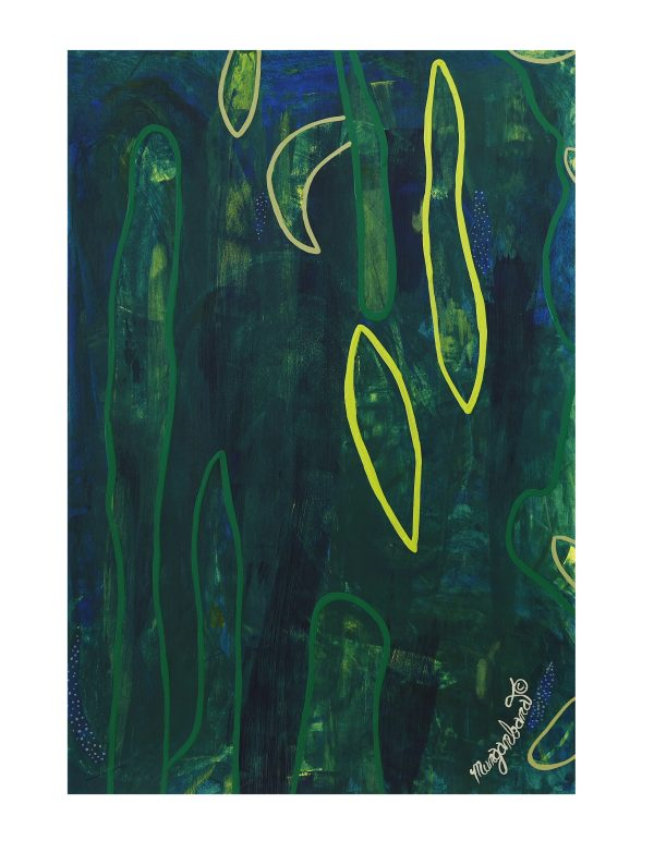 Raindrops on the Leaves