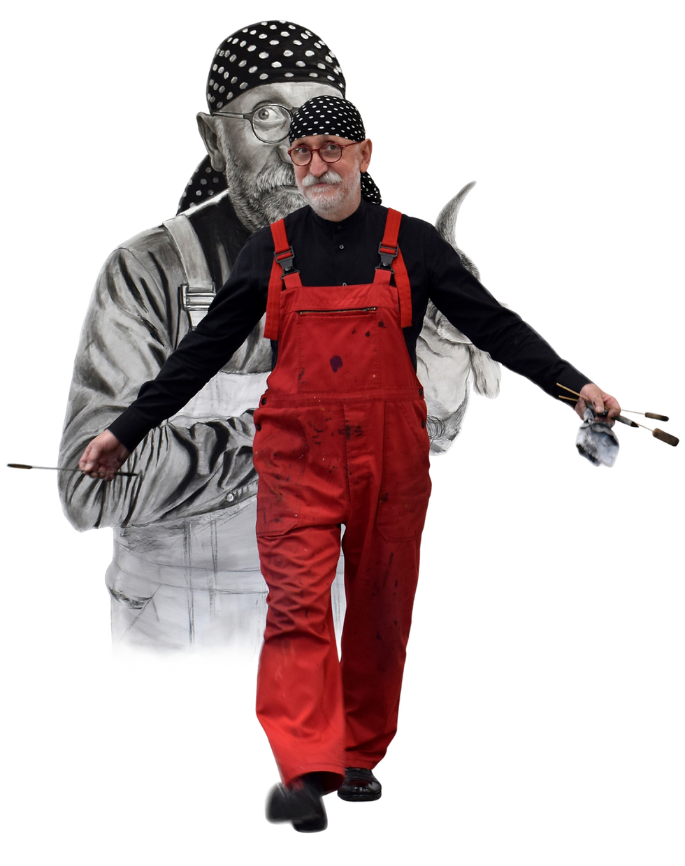 Valeriu Mladin, self portret, political bestiary