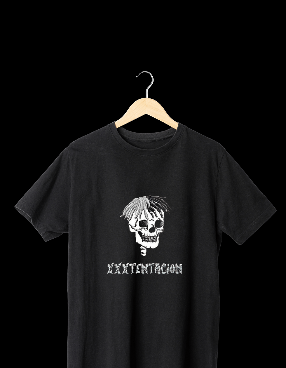 Black XXXTentacion Classic T Shirt Front