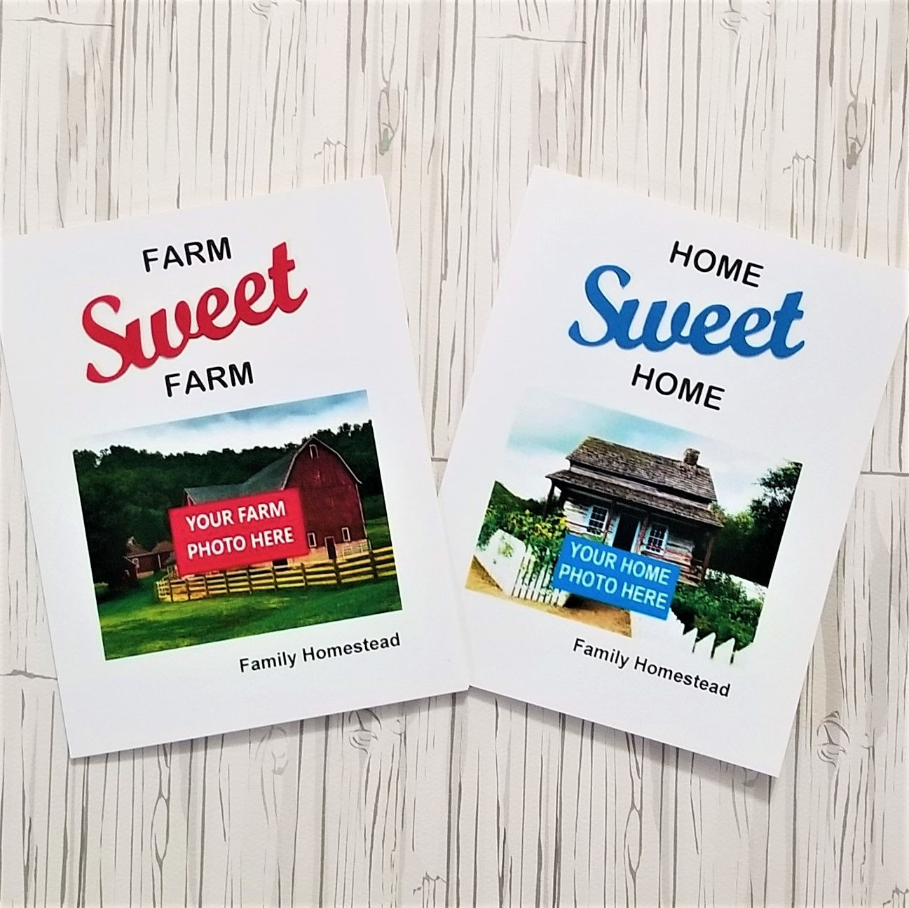 PERSONALIZED HOMESTEAD  NOTECARDS (5-pack)
