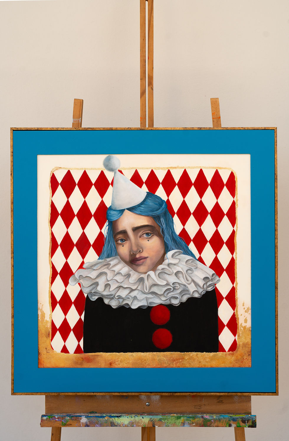 Miniatura: Fine Art - Obra "Quem alegra o palhaço?"