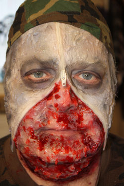 zipper face halloween facewear