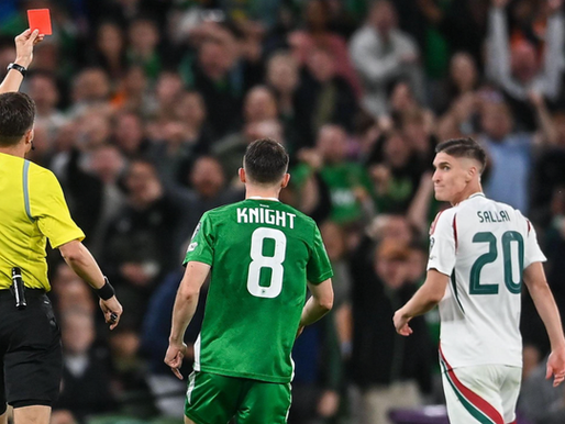 Ireland’s World Cup hopes dented despite late rescue against 10-man Hungary