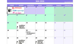 calendrier tourisme B2B