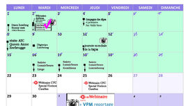 Agenda: juin-juillet 2026