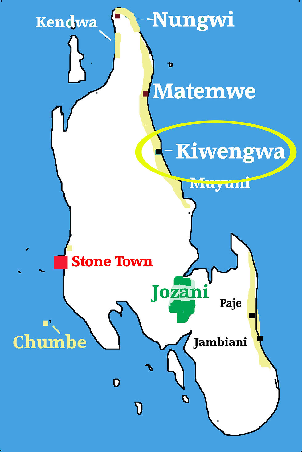 plage de Kiwengwa