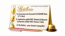 Communiqués de presse hôtellerie (mi-avril)