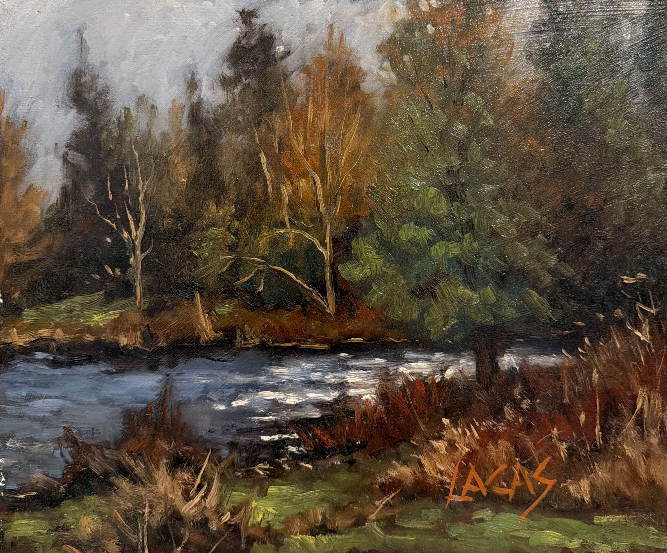Au pied du courant (Rivière à Simon) par François Lacas