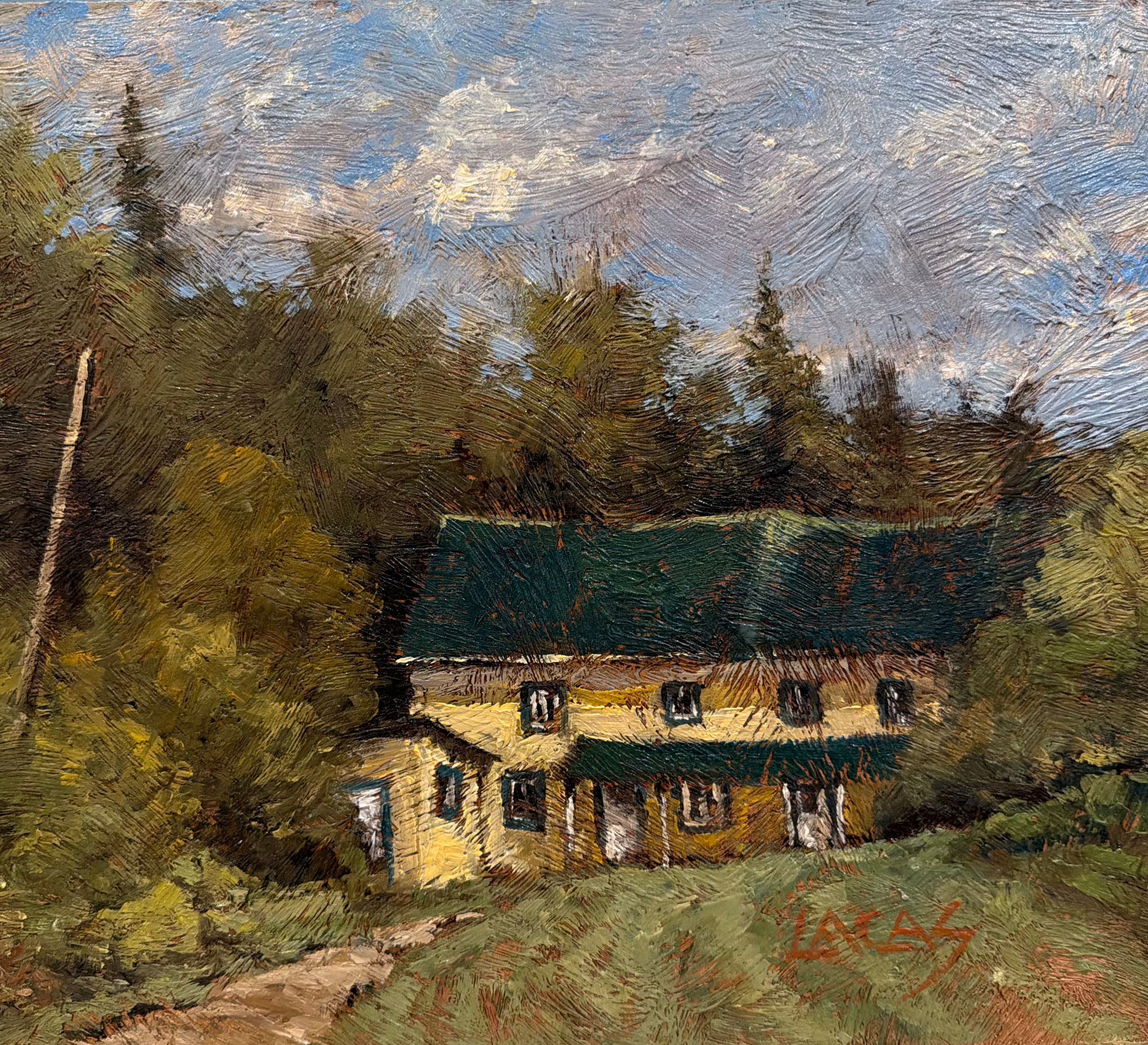 Le moulin (St Joseph du Lac) par François Lacas