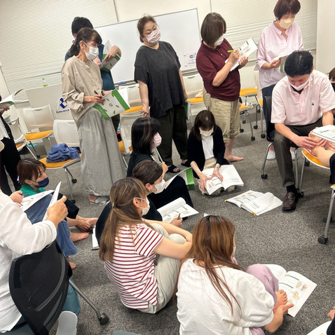 介護リハビリセラピスト1日講座の実習風景