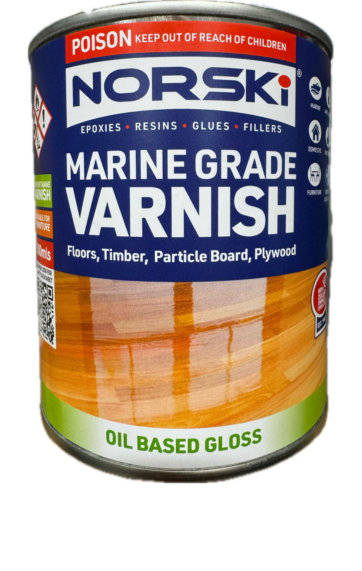 Marine Grade Varnish -Norski