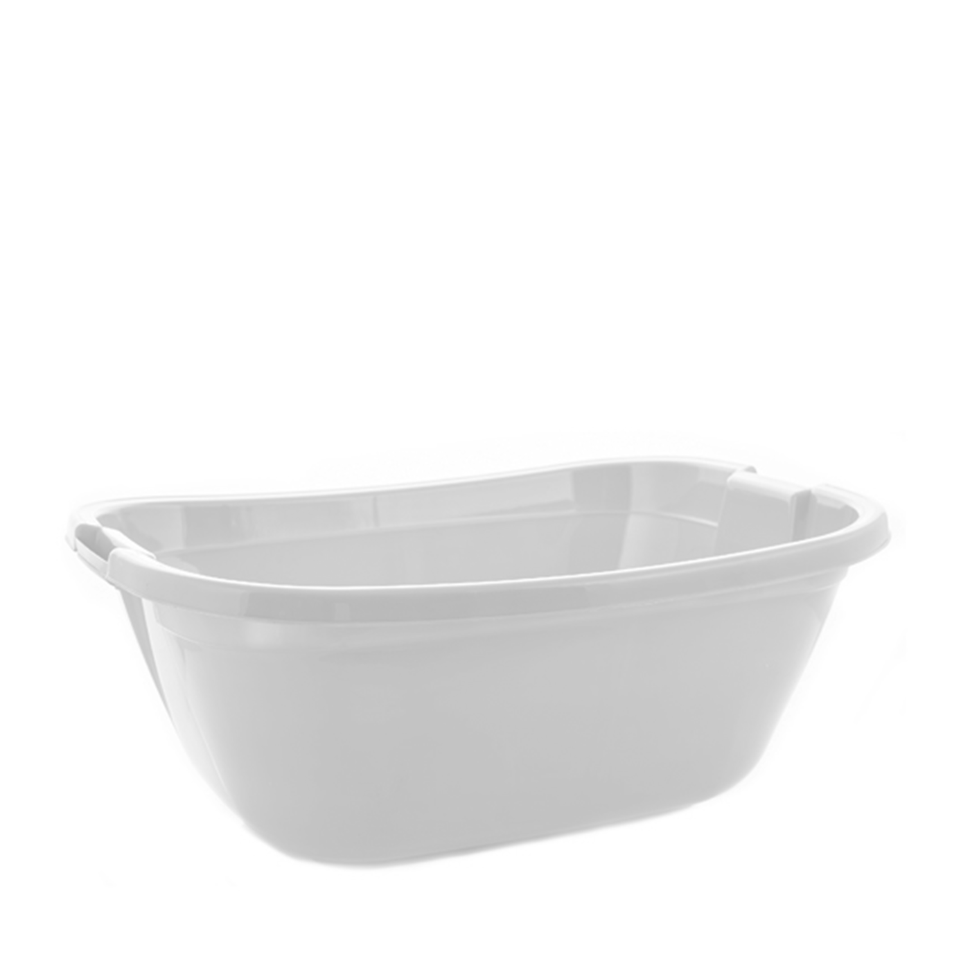 Miska prostokątna biała