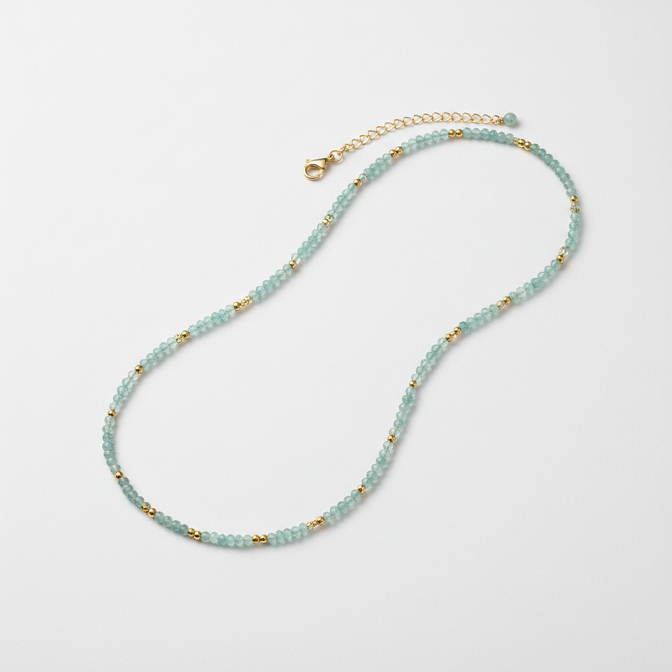 Beaded Gemstone Necklace