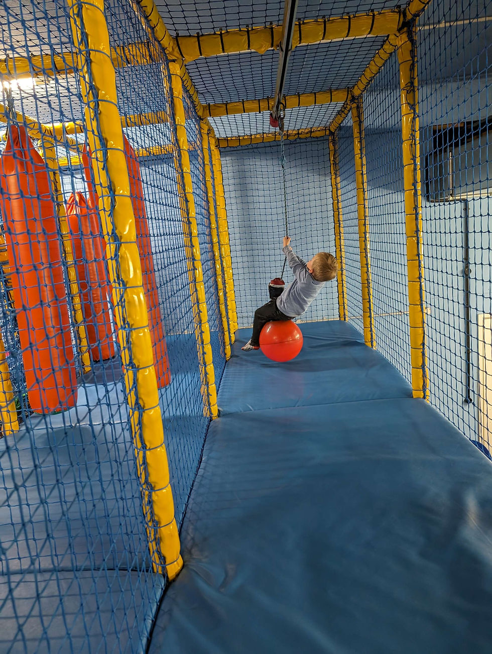 Zipping around the Softplay
