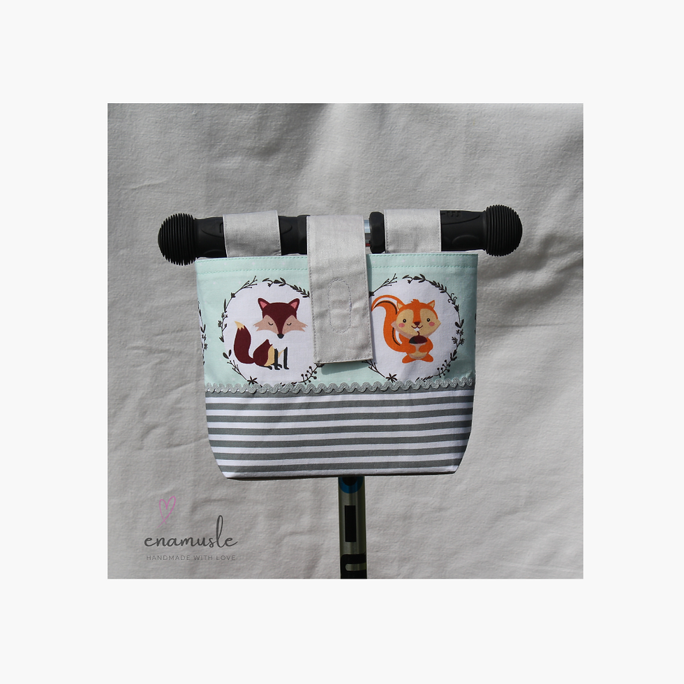 Lenkertasche 'Waldtiere'