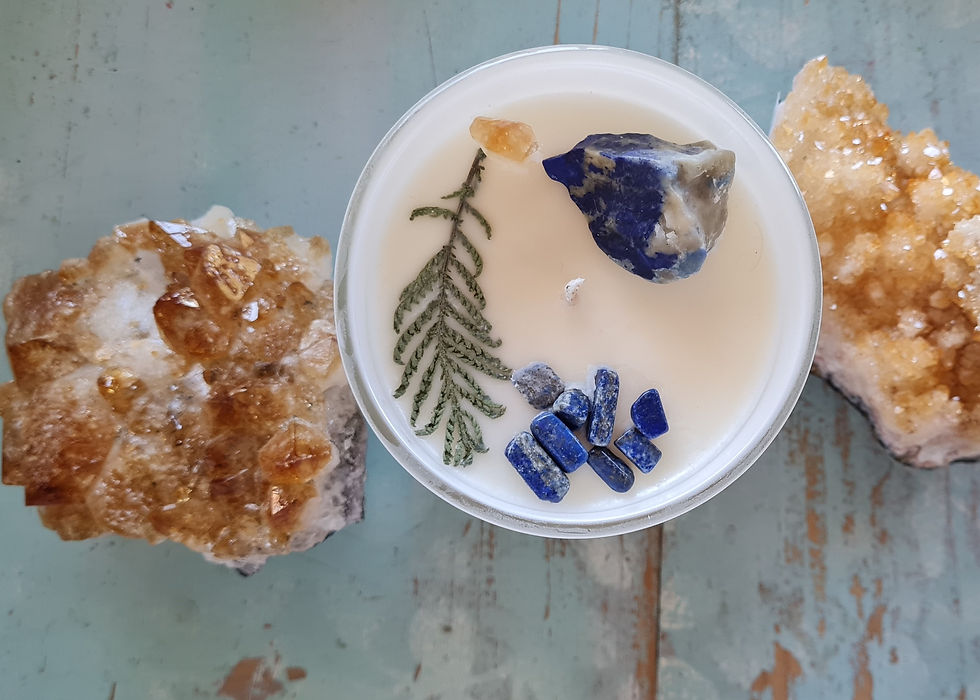 AUSTRALIA - HAND POURED CRYSTAL CANDLE