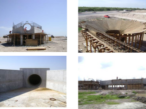 Obra civil para la construcción del tanque de pretratamiento para P.T.A.R. Reynosa 1