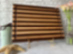 Cutting Board Handcrafted with Wavy Maple and Southern Walnut Front View | DeCosimo Custom Furniture