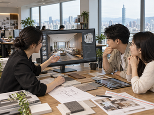 3D Rendering and Spatial Visualization：輕鋼架天花板材質與美化設計完整指南
