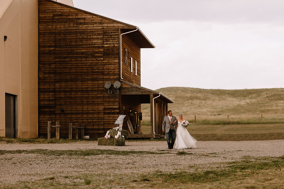 Walking down the aisle