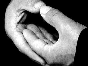 hands in the universal meditation mudra