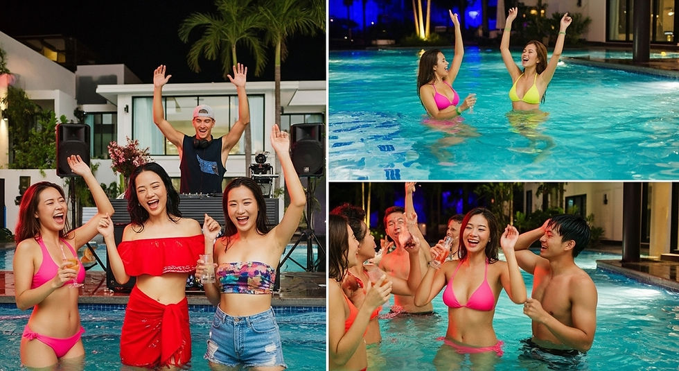 '블랙 파라다이스' 럭셔리 스테이 & 그랜드 파티