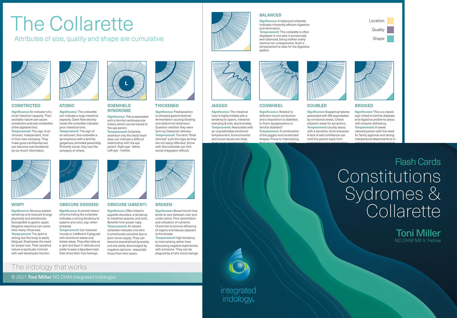 CCFC Flash cards & Bowel Reflex and Collarette chart