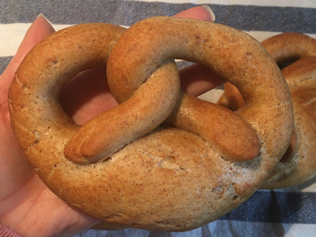 Vegane Dinkelvollkorn Brezel