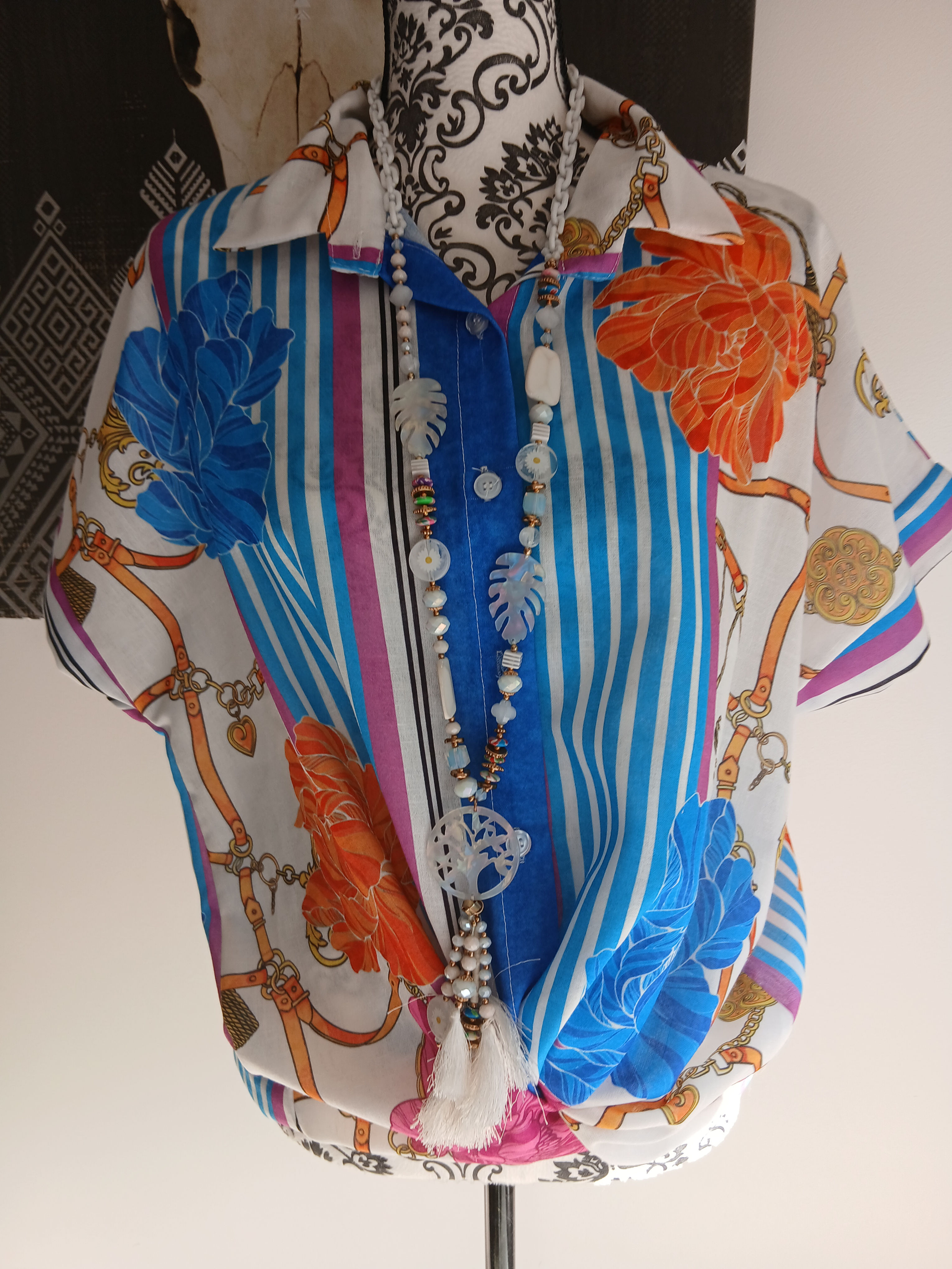 chemise bohème flora