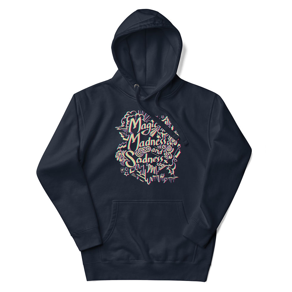 Thumbnail: Magic, Madness, and Sadness (MMS) - Unisex Hoodie