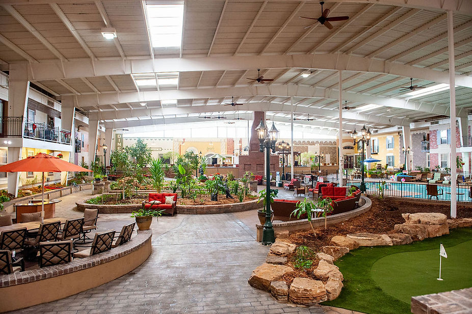 Victorian garden inside view