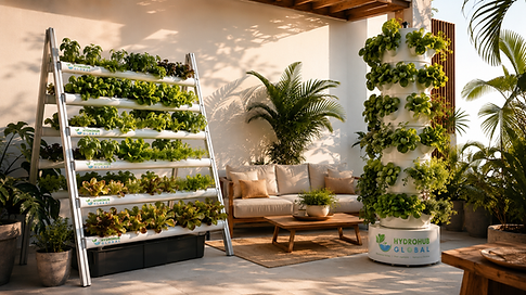 Home hydroponic system.