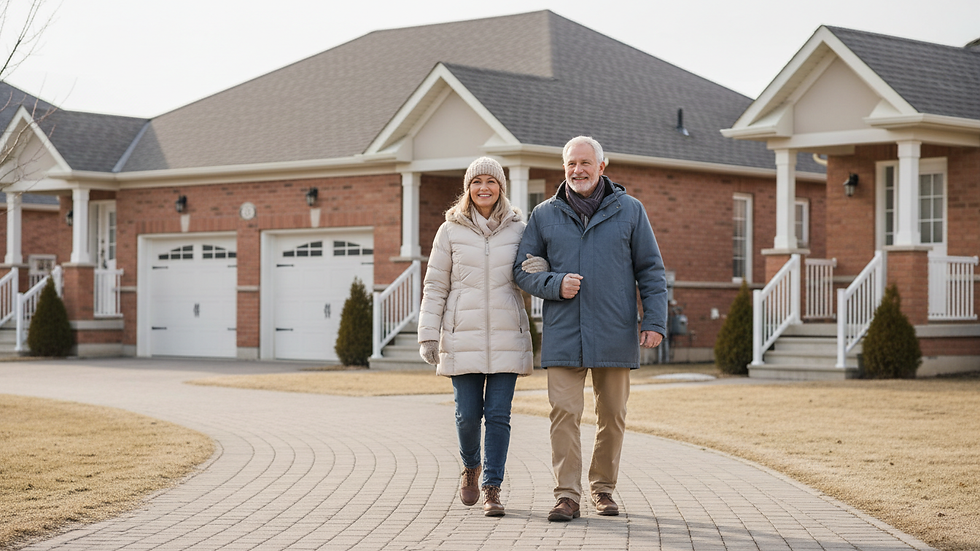 Close-up view of a senior reading a book in a cozy living room