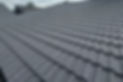 Black tiled roof