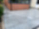Large rectangle stone paving for a patio, grey in colour